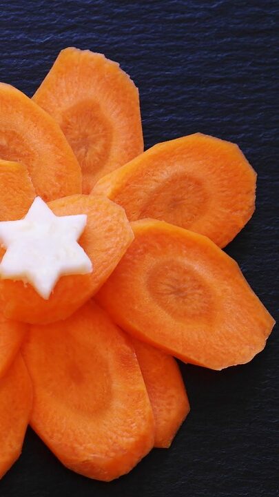 Corte de zanahoria en sifflets